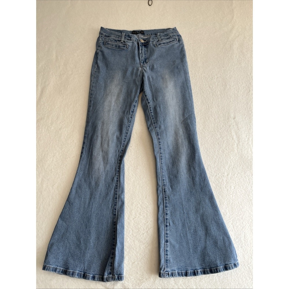 Royal Blue Jeans Women's 11/32‎ Blue Flare Premium Denim Hailey